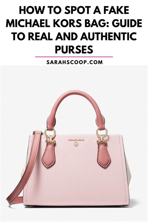 how to tell if michael kors purse are real|authentic michael kors.